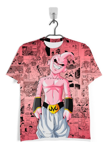 Camisa Exclusiva Majin Boo Magro - Dragon Ball
